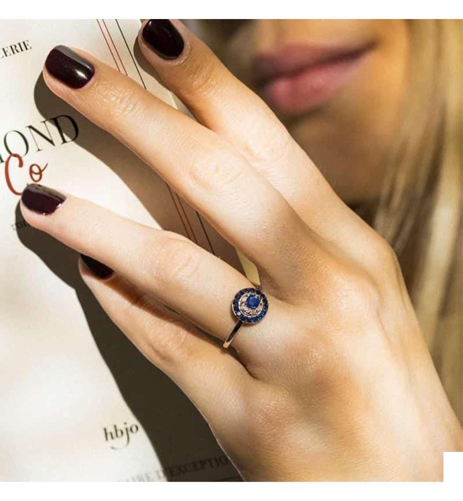 Bague Talia - Or Blanc 375/1000