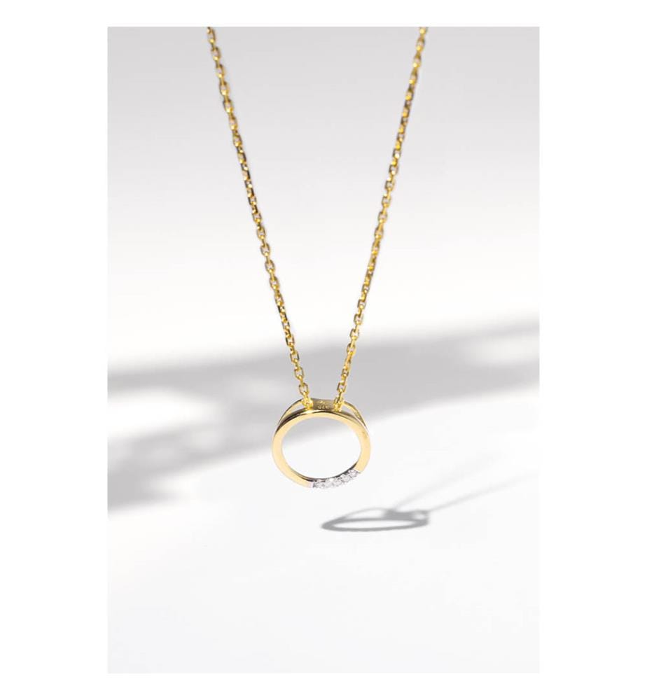Pendentif Cercle - Or Jaune 375/1000
