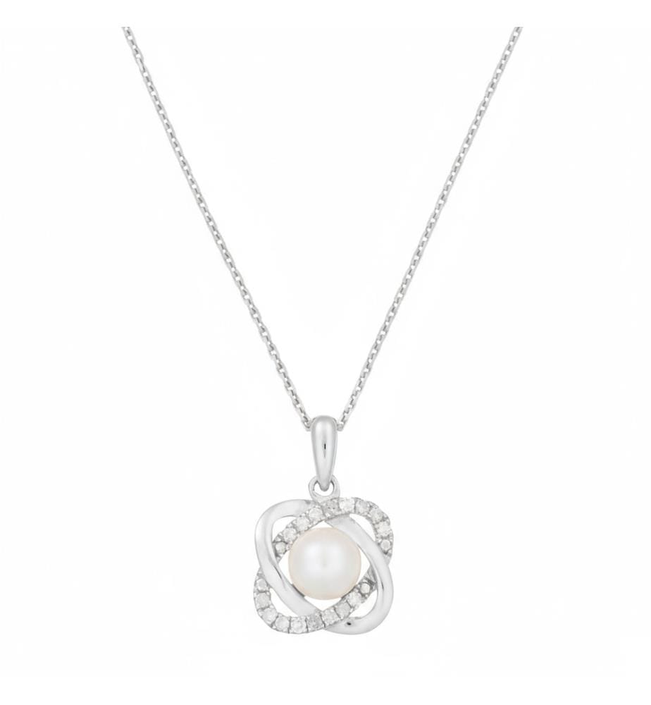 Pendentif "Gostivar" - Or Blanc