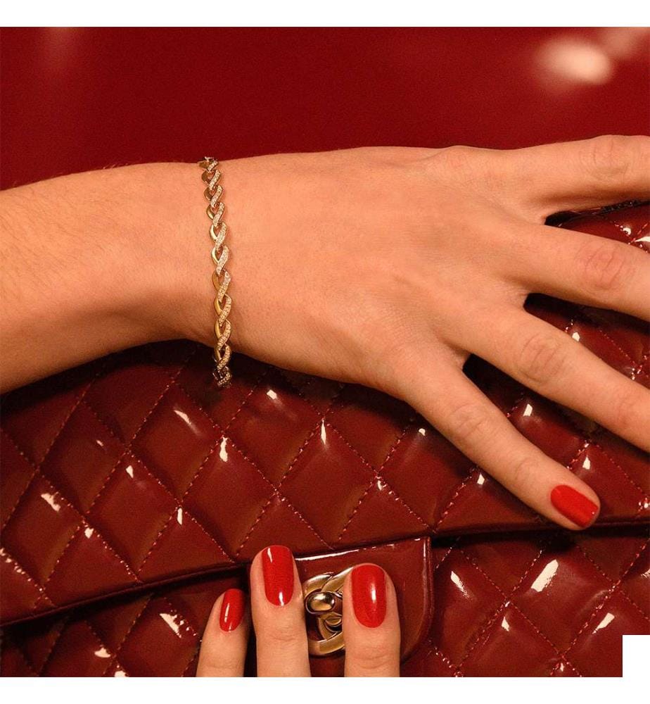 Bracelet Diamants - Or Jaune 375/1000