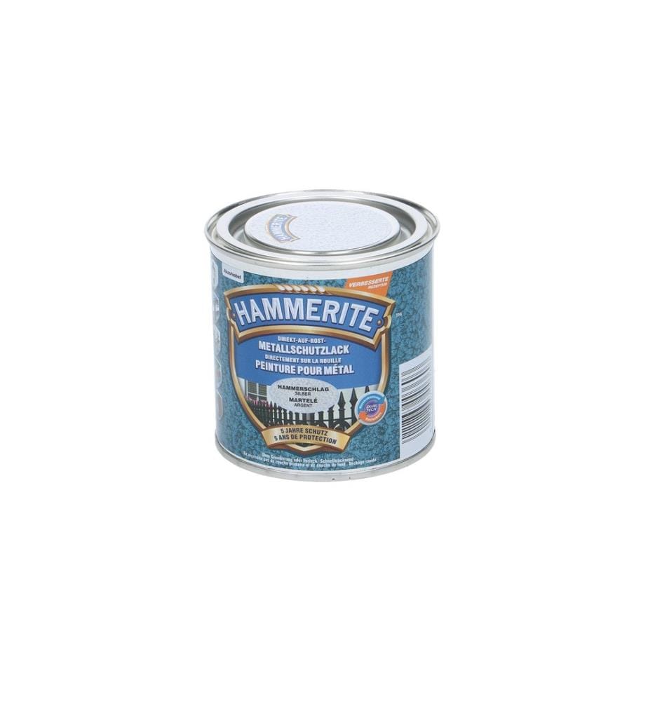 Hammerite - Vernis de protection pour métal HS Argent, 250 ml