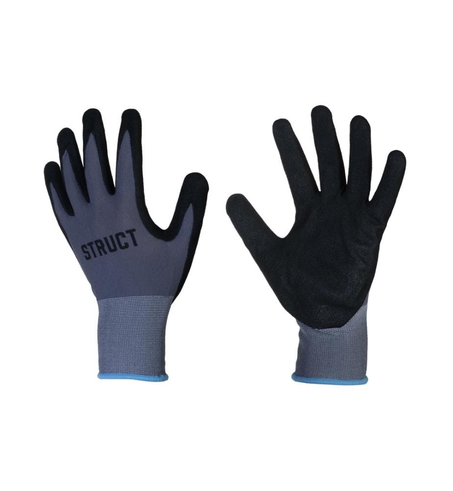 STRUCT - Gant de travail Nylon, L, Gris/Noir, 1 Pièce/s