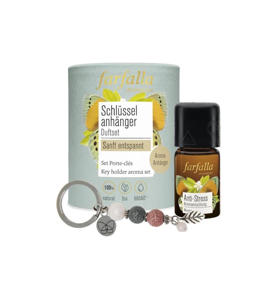 Farfalla - Set d'huiles parfumées & porte-clés Détendu en douceur