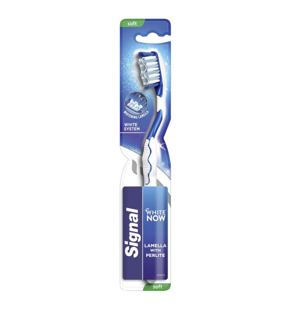 12x Brosse à Dents White System Soft