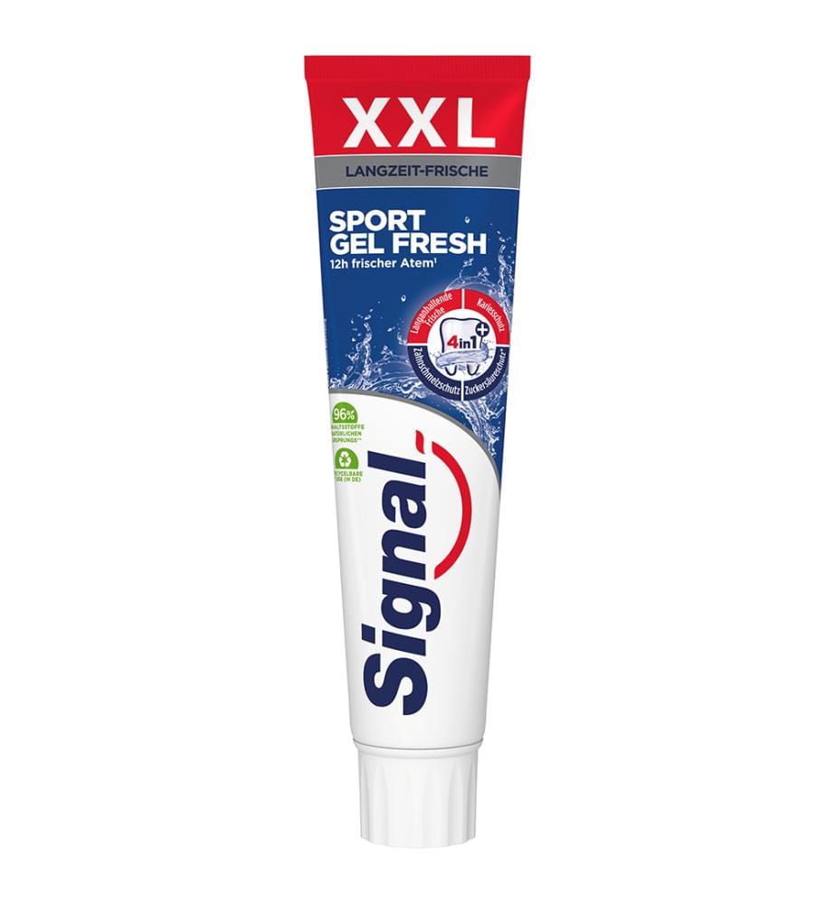 12x Dentifrice Sport Gel Fresh XXL - 125 ml