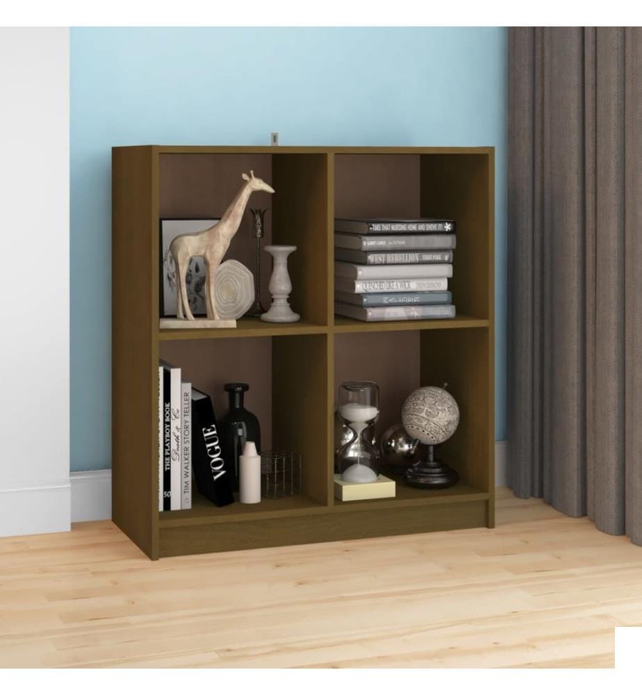 Buffet Marron miel 70x33x76 cm Bois massif de pin