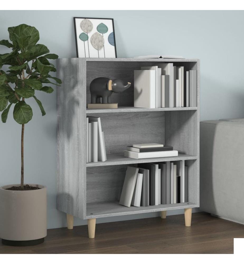 Buffet Sonoma gris 69,5x32,5x90 cm Bois d'ingénierie