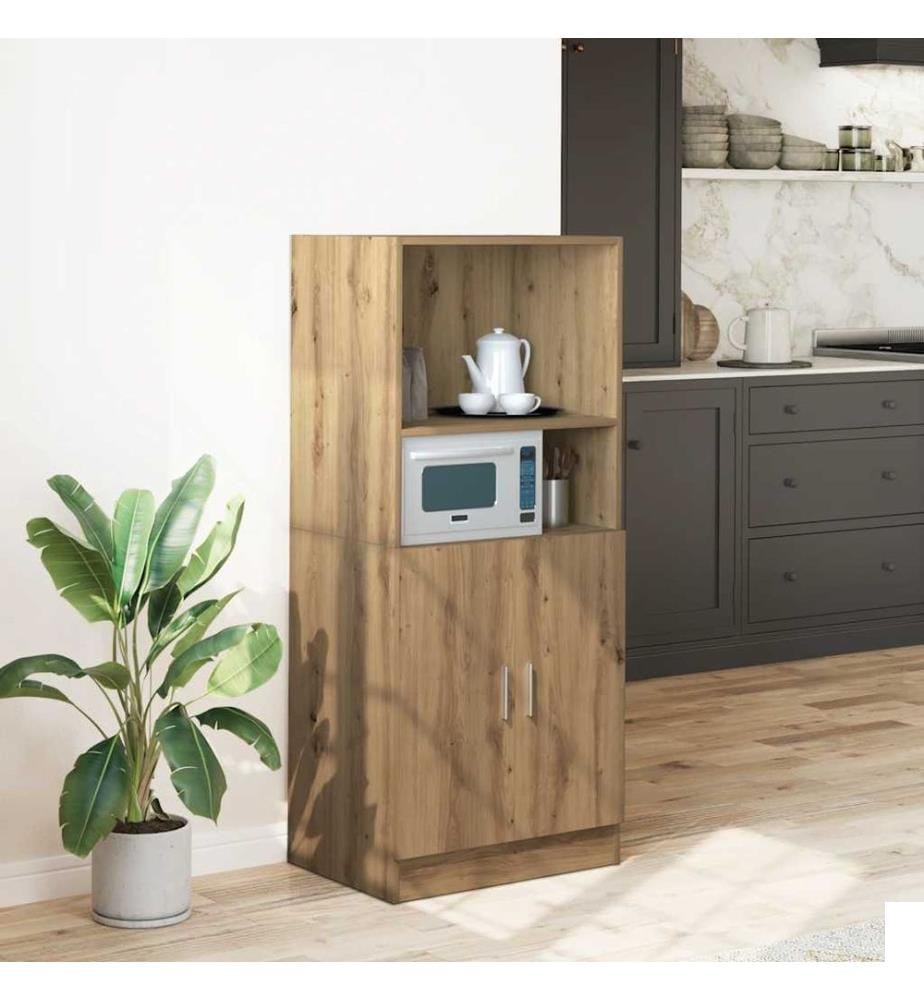Armoire de cuisine chêne artisanal 57x41,5x131,5 cm