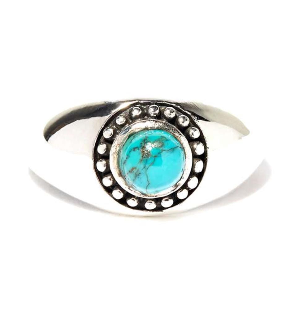 Bague Assia Turquoise - Argenté