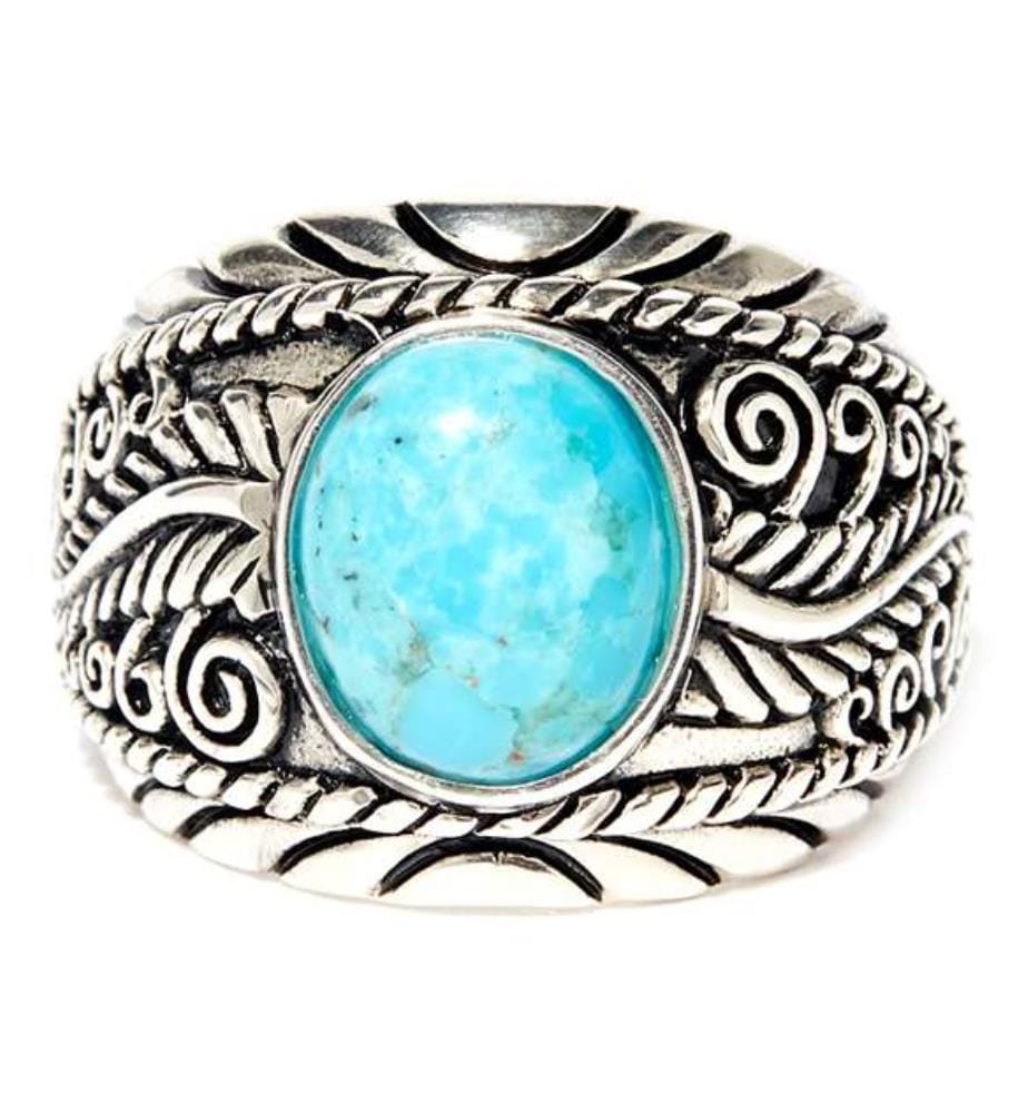 Bague Maber Turquoise - Argenté