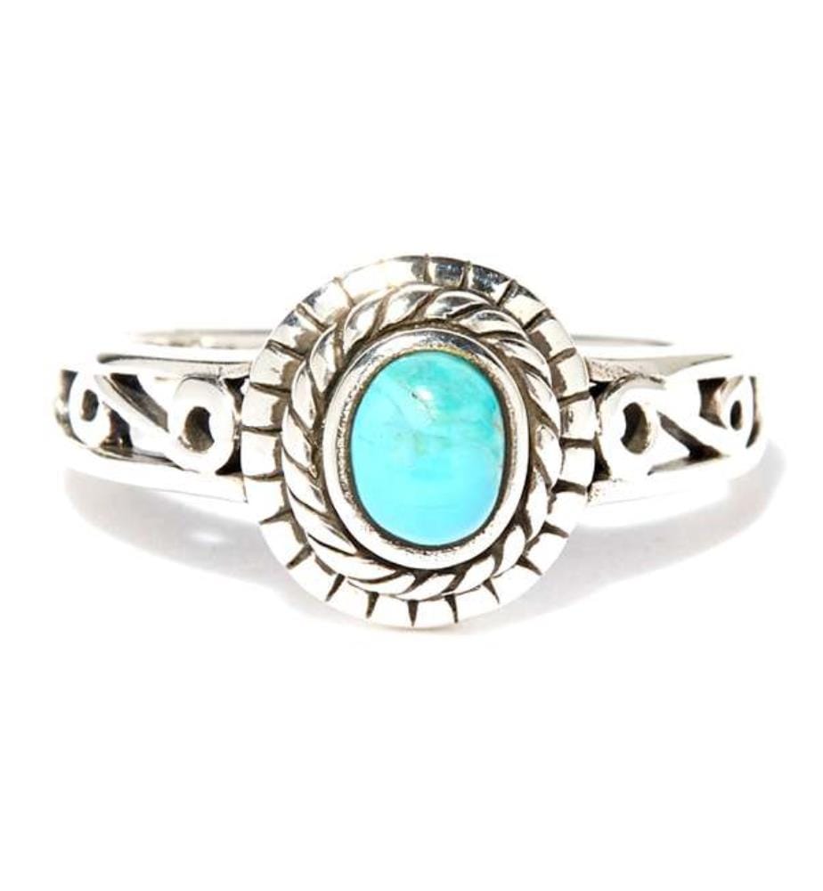 Bague Zuri Turquoise - Argenté