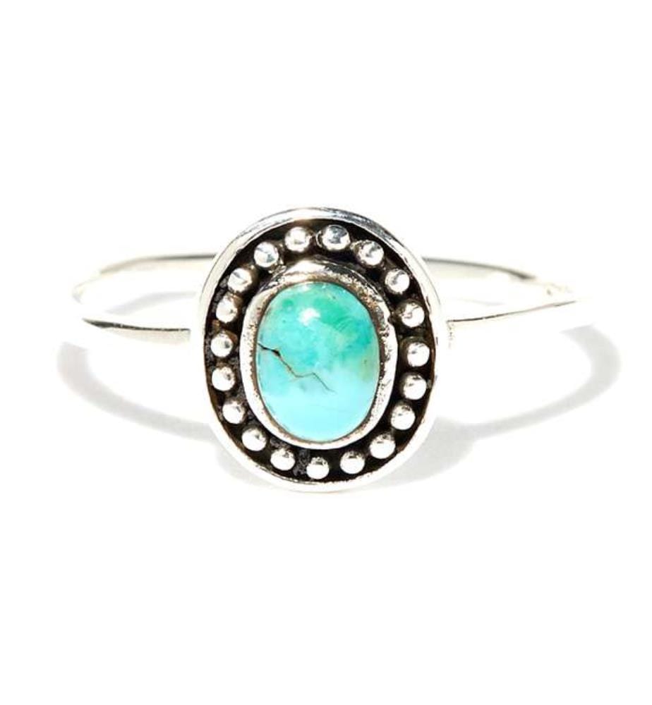 Bague Sajino Turquoise - Argenté