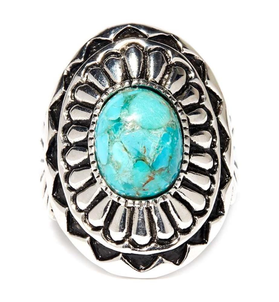 Bague Chantico Turquoise - Argenté