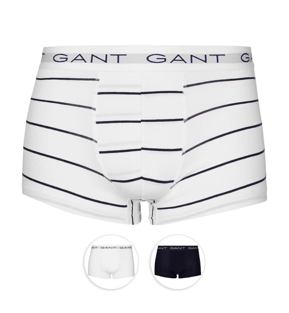 Pack de 3 Boxers Rayés - Blanc