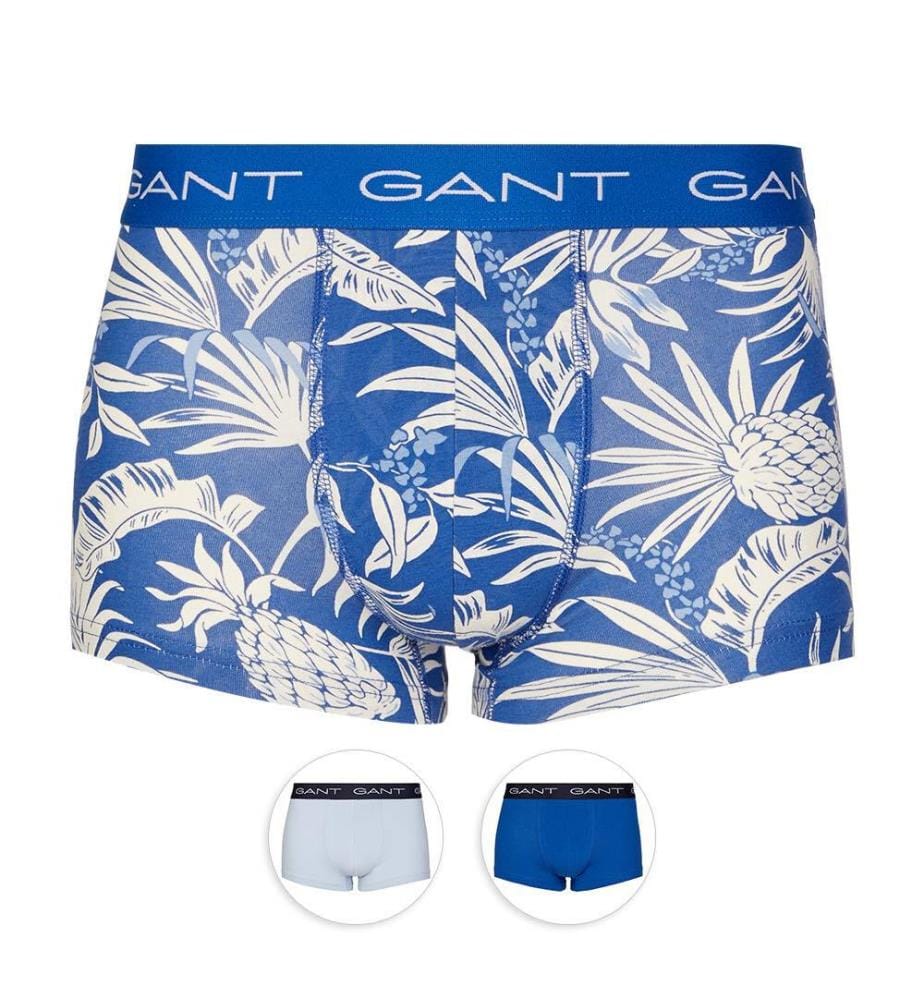 Pack de 3 Boxers Tropical Print - Rich Blue