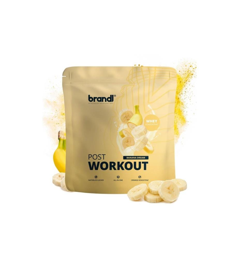 Brandl-Nutrition - Poudre Post Workout 2.0 Whey Banane 1000 g