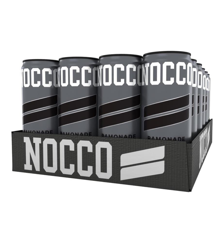 NOCCO - Boisson sportive Ramonade 330 ml, paquet de 24