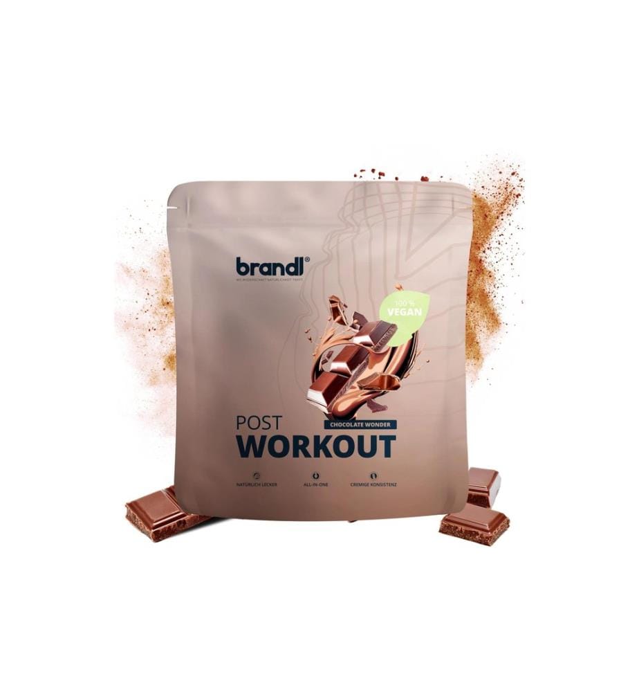 Brandl-Nutrition - Poudre Post Workout 2.0 Vegan Chocolat 1000 g