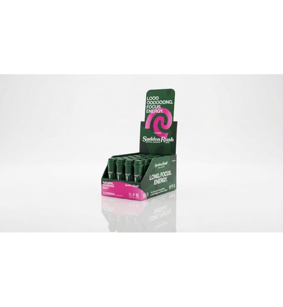 SuddenRush - Shot X-Strong Guarana Natural Energy 24 x 1840 mg