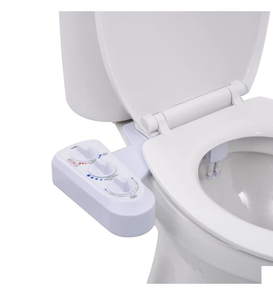 Accessoire siège toilette et eau chaude et froide à double buse