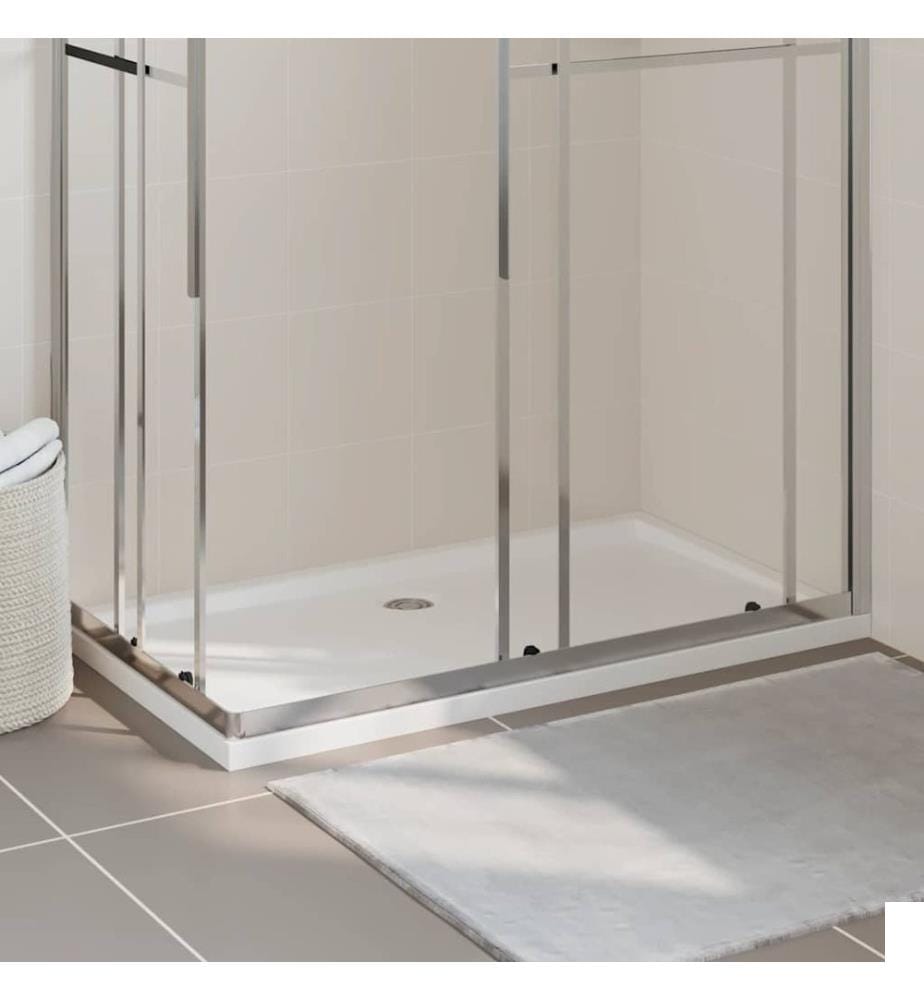 Receveur de douche rectangulaire ABS Blanc 70x120 cm