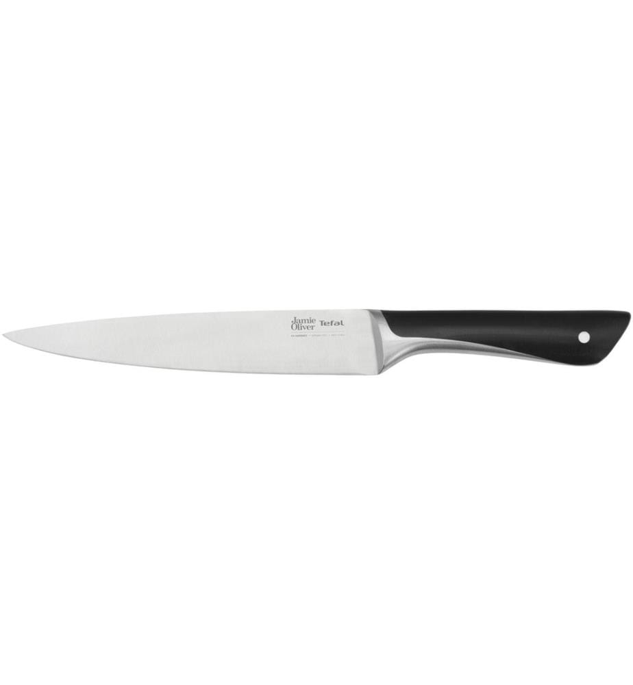TEFAL - Couteau à viande Jamie Oliver 20 cm, Noir