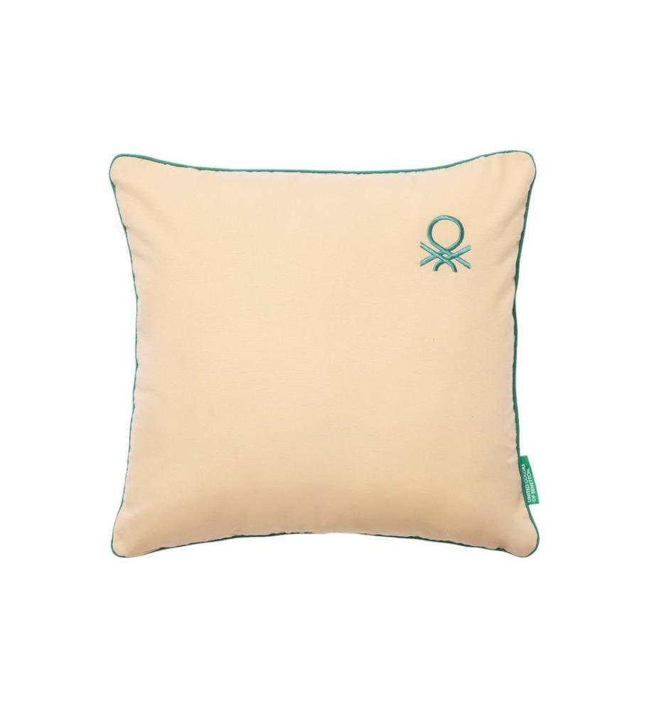 Coussin 45x45cm 300Gr 100% Coton Beige Rainbow Benetton