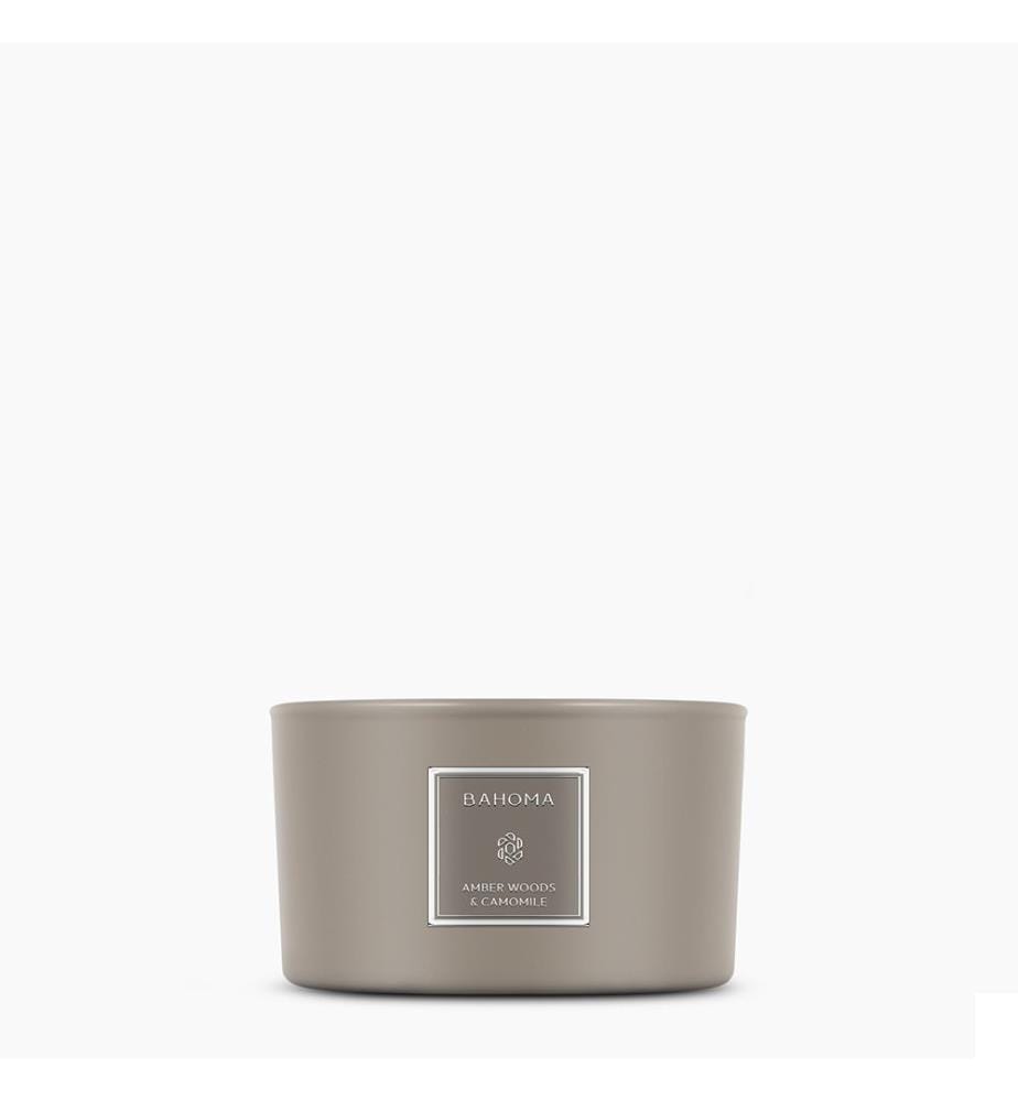 400g - Bougie Parfumée Amber Woods & Camomile, Sand