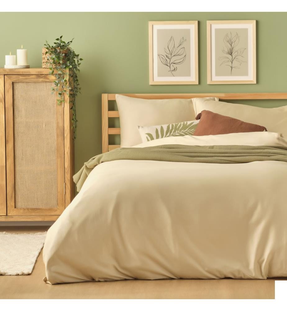 Housse de couette super king Supreme 260x240 cm - Beige