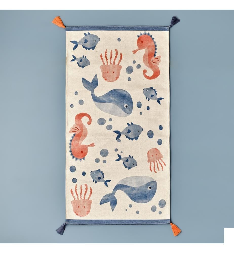 Tapis Marine Baby 80x150 cm - Multicolore