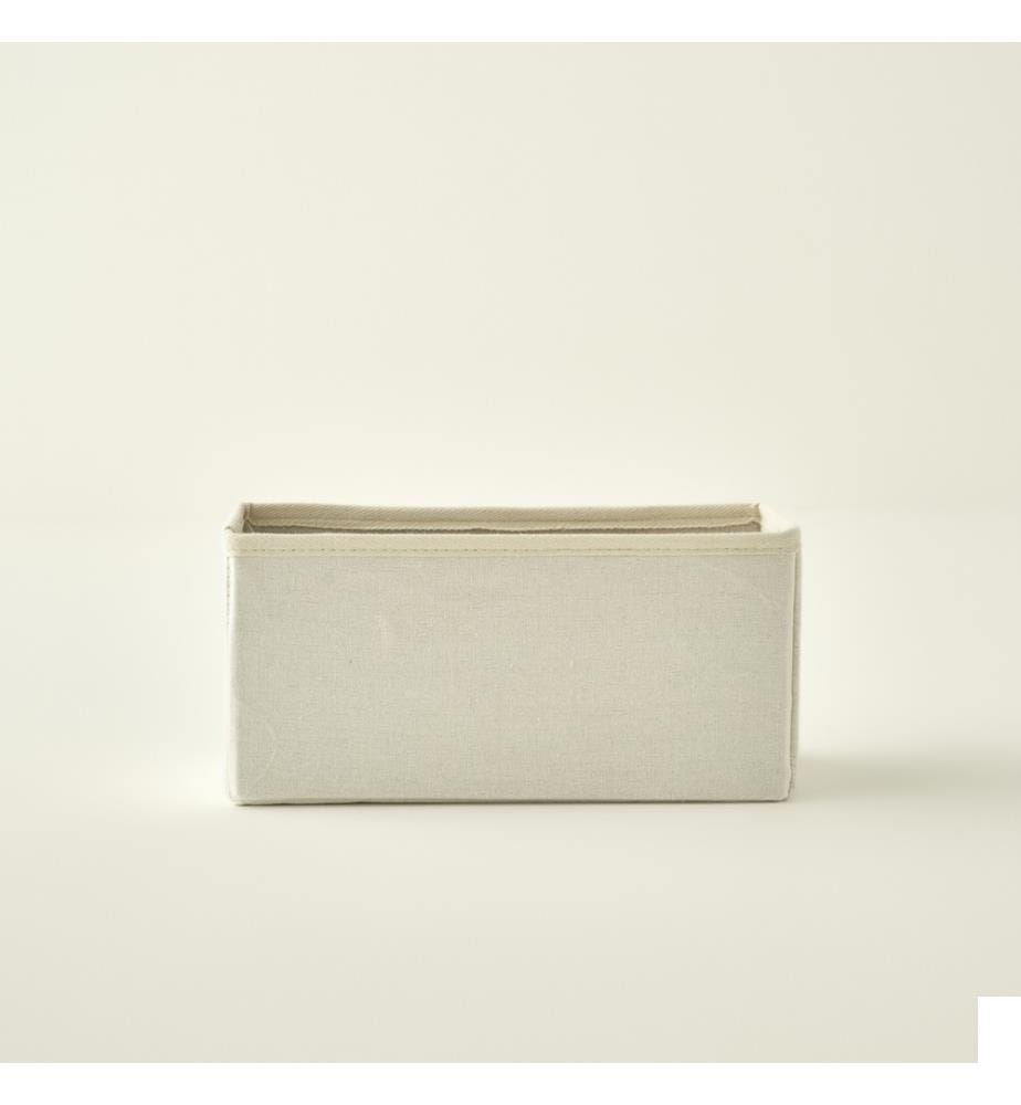Panier organisateur pliable Ella 28x13x13 cm - Naturel