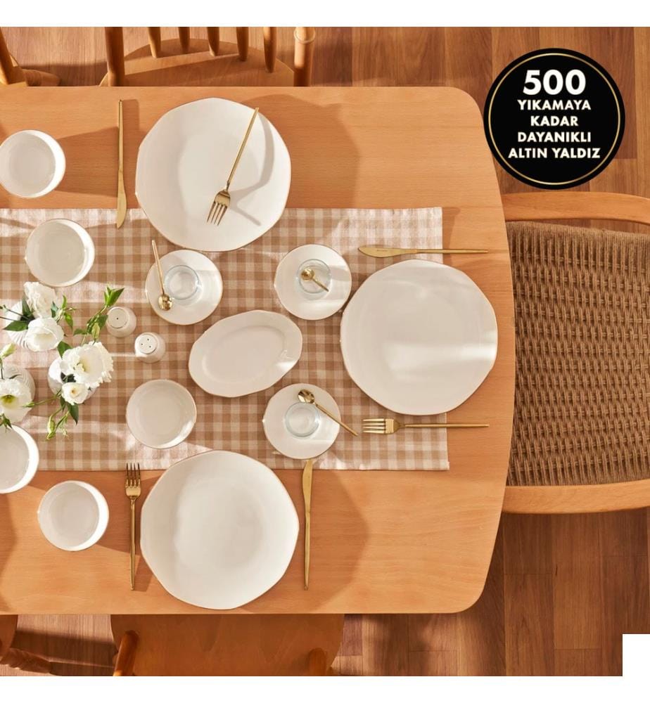 Opal Set petit-déjeuner 26 pièces - Or