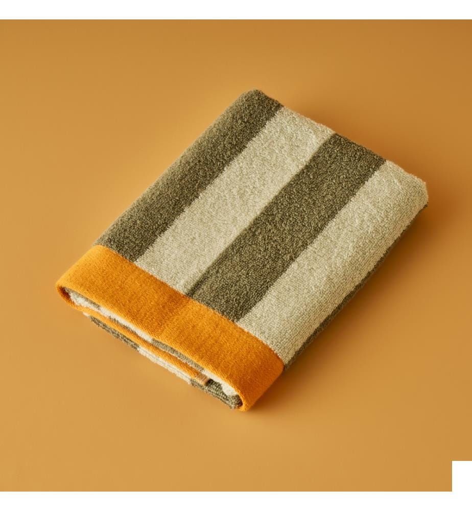 Serviette Line Face 50x70 cm - Vert
