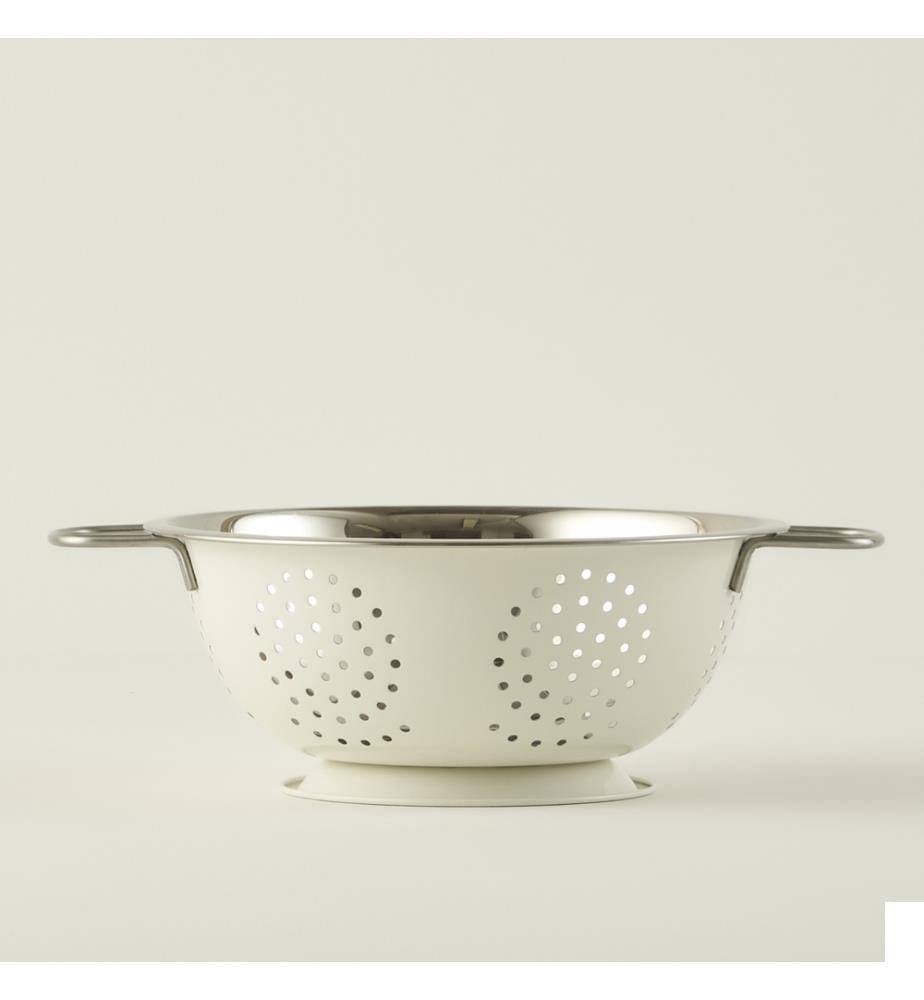 Passoire en acier Giza 35,5x28x11,8 cm - Blanc