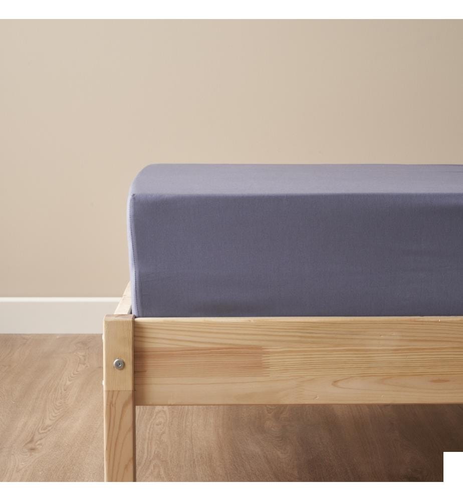 Drap-housse Supreme Basic double 160x200x35 cm - Bleu