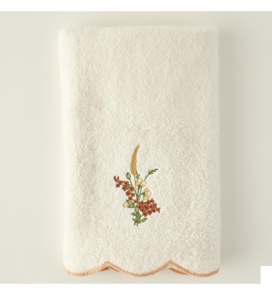 Serviette Flores 50x90 cm - Crème