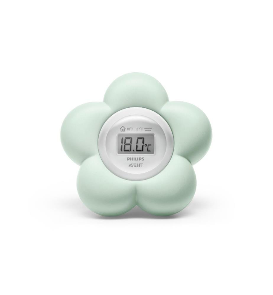 PHILIPS AVENT - Thermomètre de bain & Thermomètre d'ambiance 2 en 1 turquoise