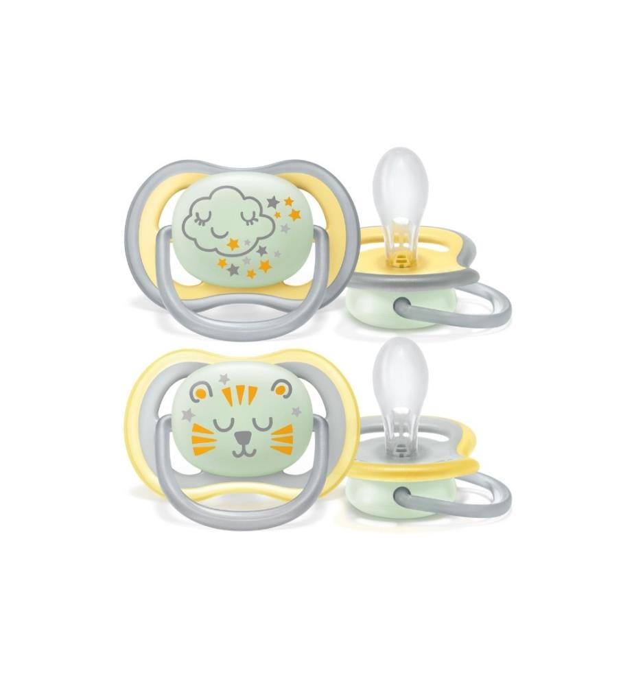 PHILIPS AVENT - Tétines Ultra Air Night 18+ mois