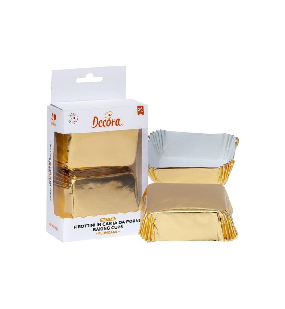 Decora Mini moule à gâteau 20 pièces, Or