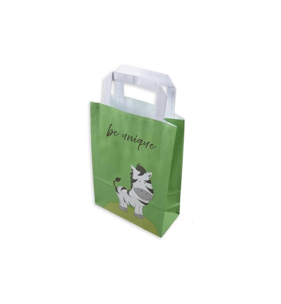 Sac cadeau ELCO Color Animal Zèbre 18 x 8 x 26 cm, 50 pièces