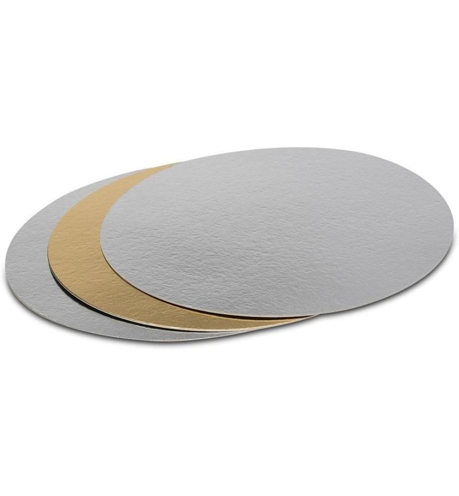 Patisse Support à gâteau 3 pièces, Or / Argent