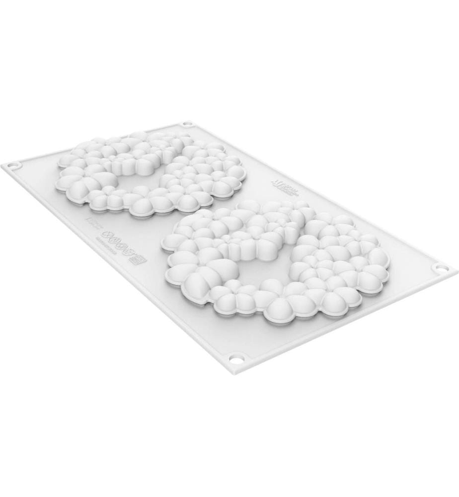 Silikomart moule en silicone floral moyen