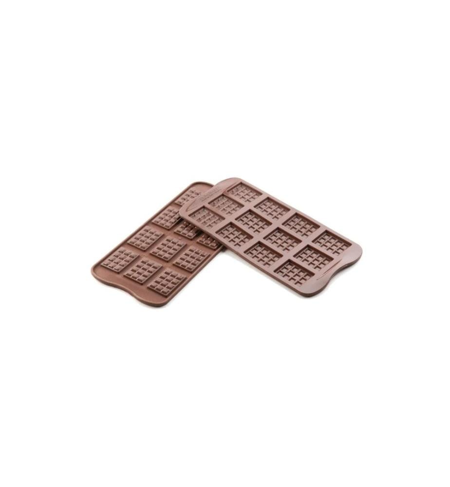 Silikomart Moule à chocolat Silicone  Mini tablette chocolat