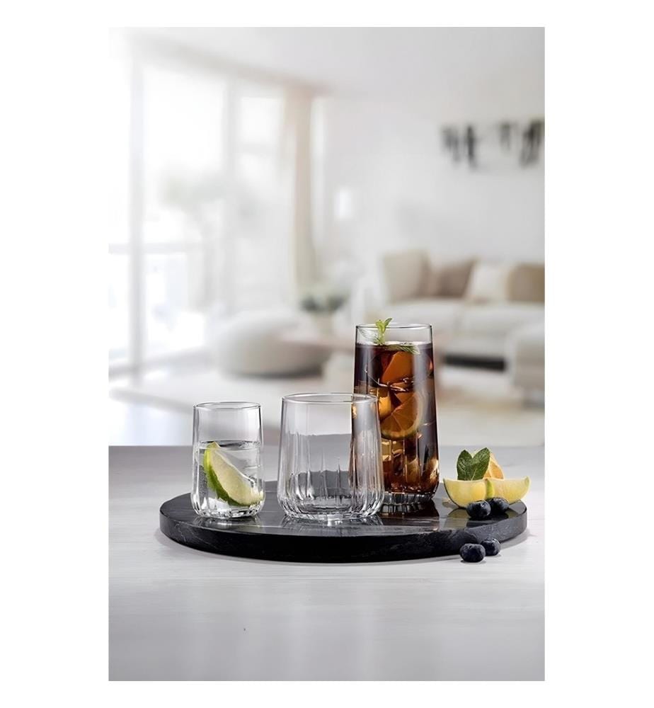 Set de verres 18 pièces - Transparent