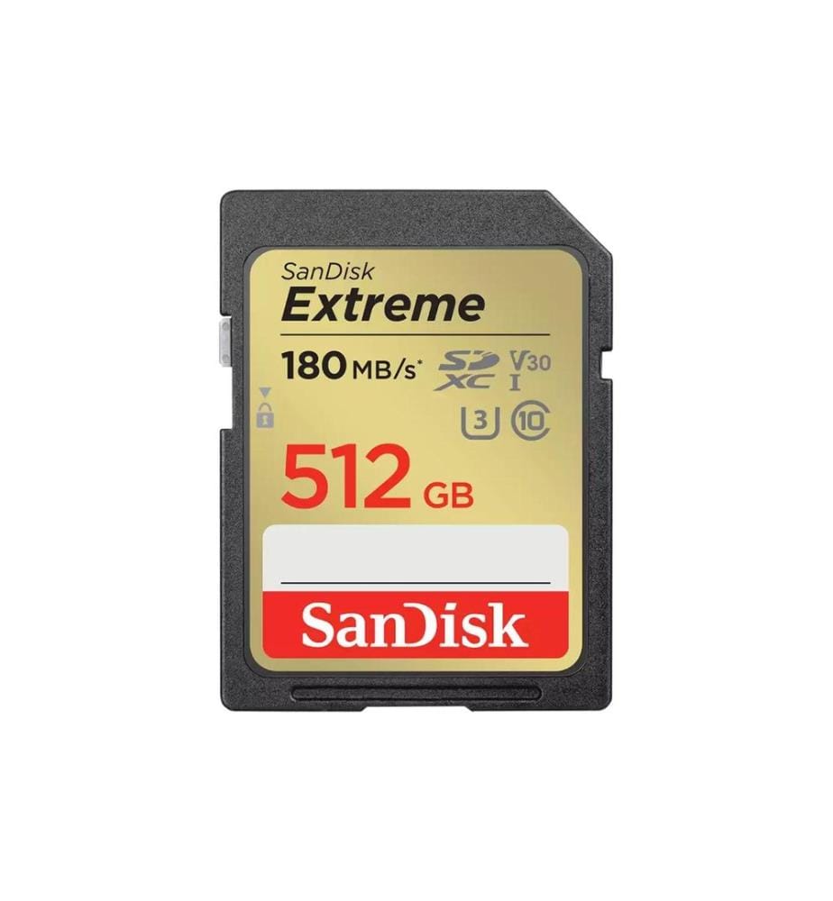 SANDISK - Carte SDXC Extreme 512 GB