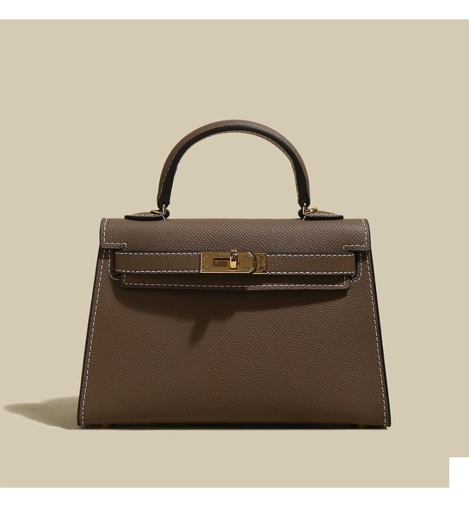 Sac à main structuré classique - Taupe