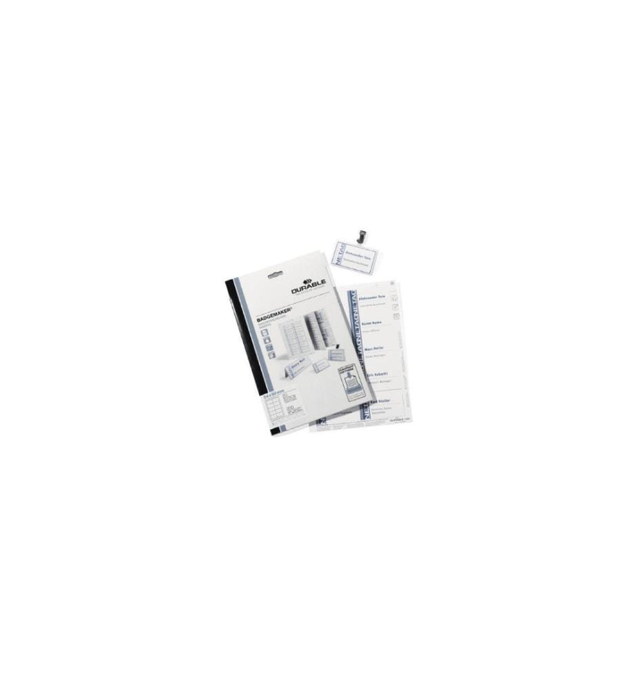 DURABLE - Étiquettes porte-noms 54 x 90 mm mm, 20 Blatt