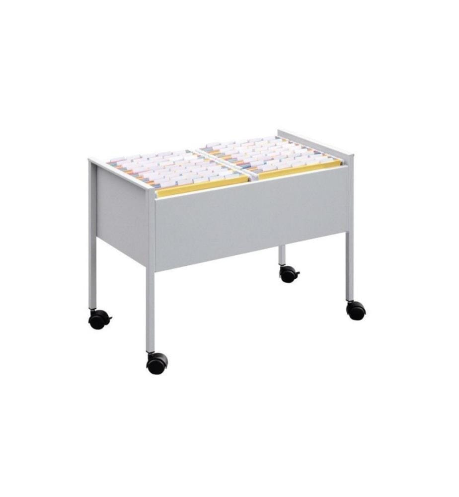 DURABLE - Chariot pour dossiers suspendus Economy 100 DUO A4 argentés