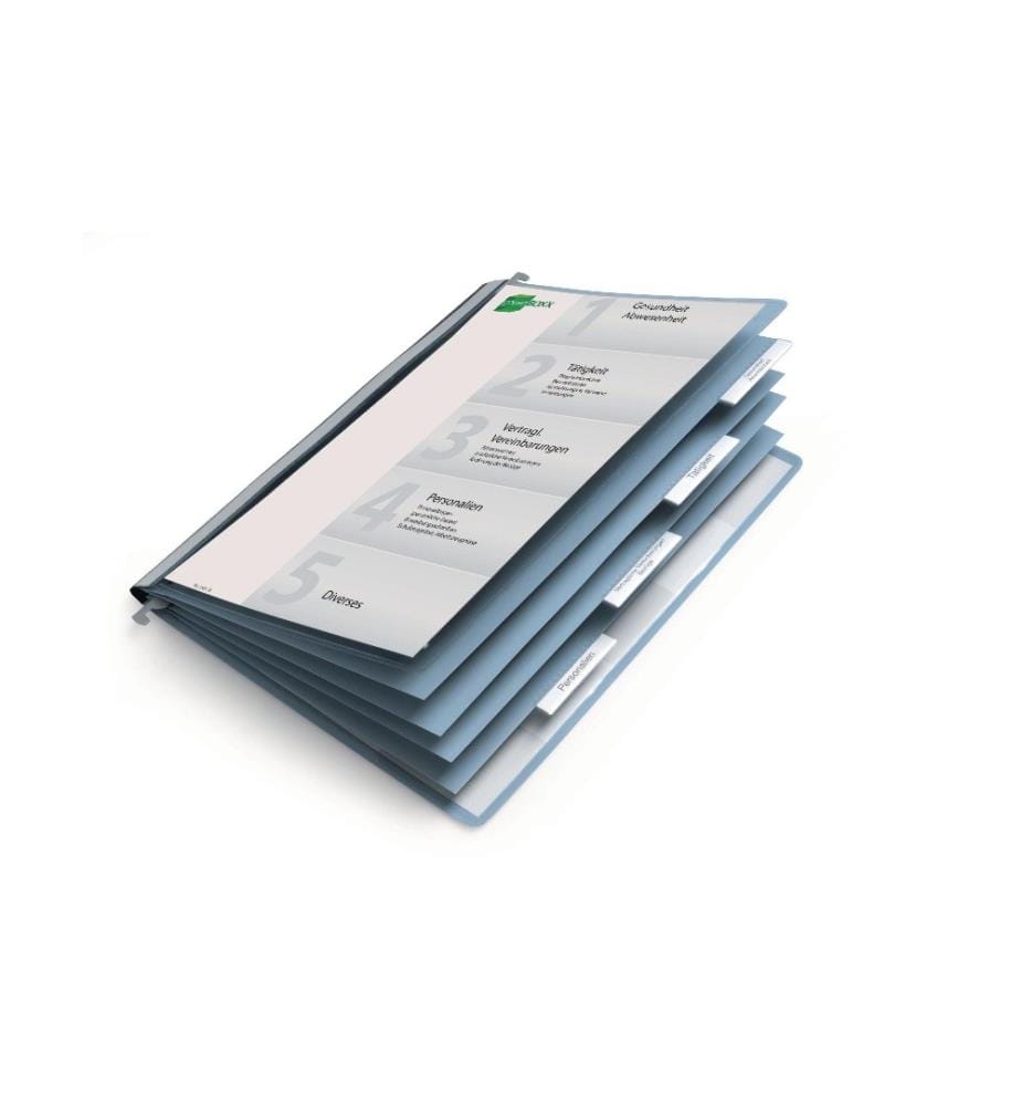DURABLE - Dossier individuel Bleu/Transparent