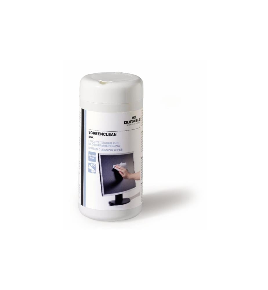 DURABLE - Chiffons de nettoyage pour écrans Screenclean Box 100 Pièce/s